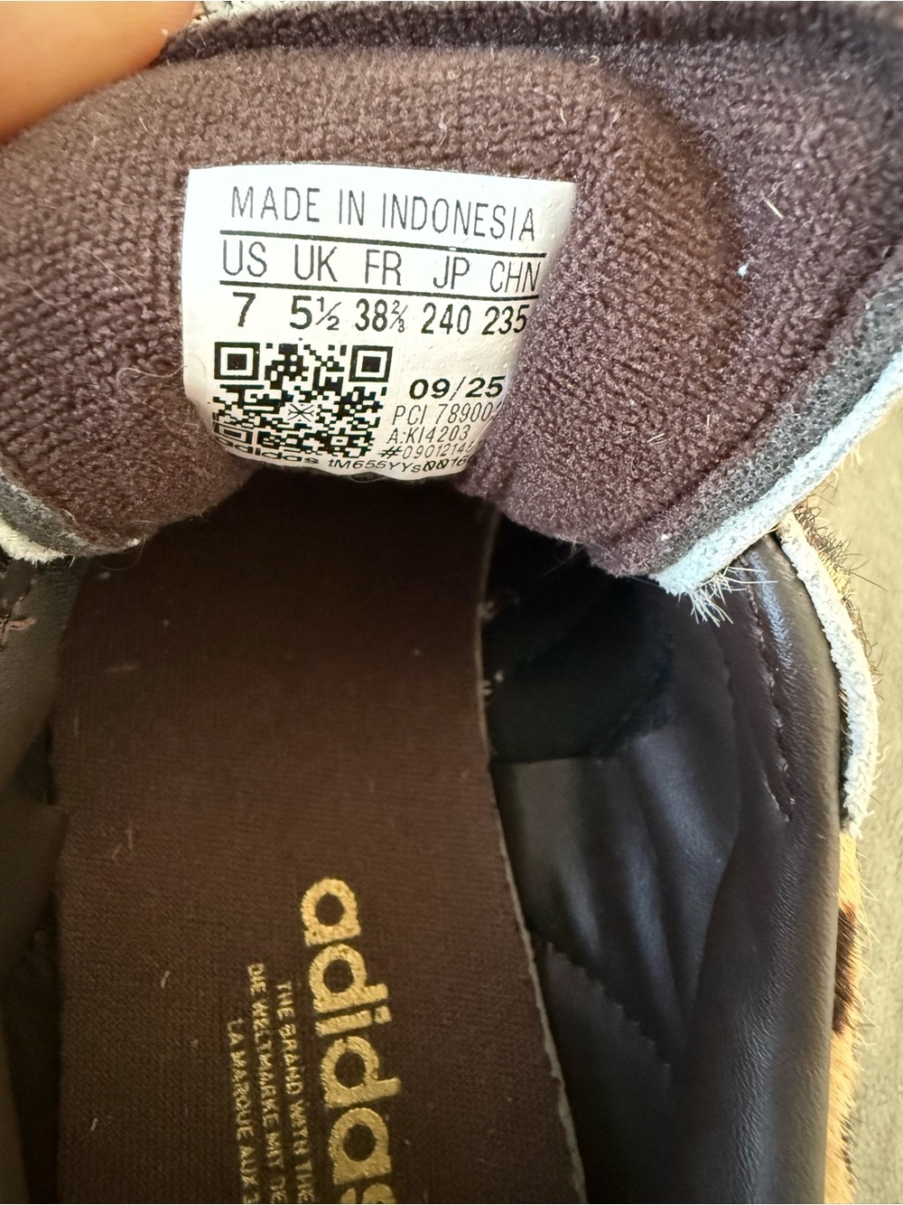 Adidas Women's Leopard Print Low-Top Sneakers in Brown - Picture 11 of 13